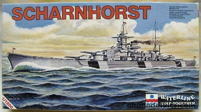 ESCI 1/1200 Scharnhorst Battlecruiser, 417 plastic model kit